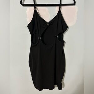 This is a SHEIN Black Body Con Dress!